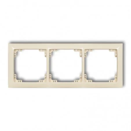 Ramki-potrojne - ramka beżowa potrójna 1drso-3 deco soft karlik 