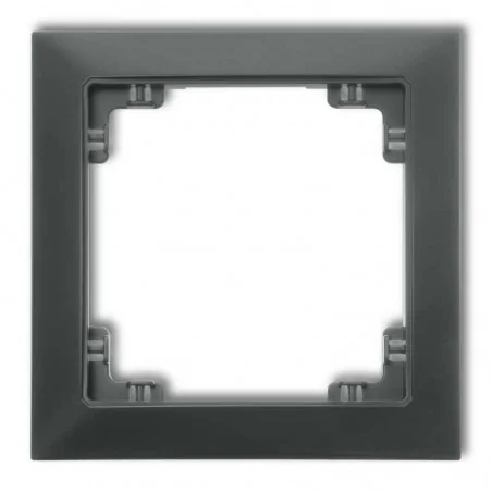 Ramki-pojedyncze - ramka pojedyncza grafitowy mat 28drso-1 deco soft karlik 