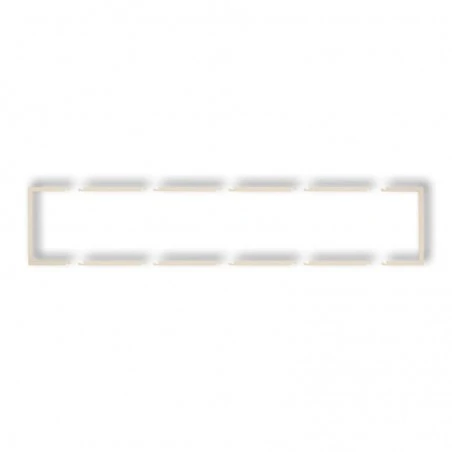 Osprzet-produkty-uzupelniajace - pięciokrotna wypełniająca ramka beżowa 1drw-5 deco karlik 