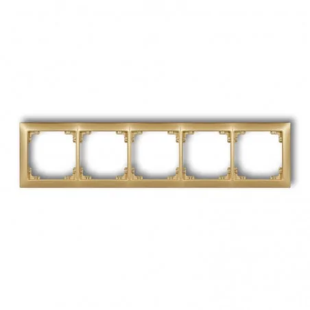 Ramki-pieciokrotne - pięciokrotna ramka złota 29drso-5 deco soft karlik 