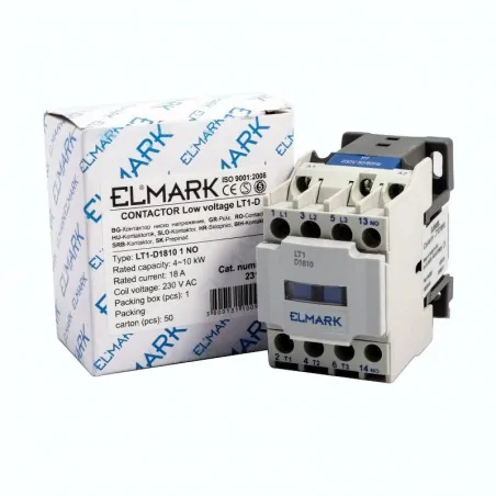 Styczniki - stycznik niskiego napięcia  18a 230v lt1-d1810 1no elmark 23181 