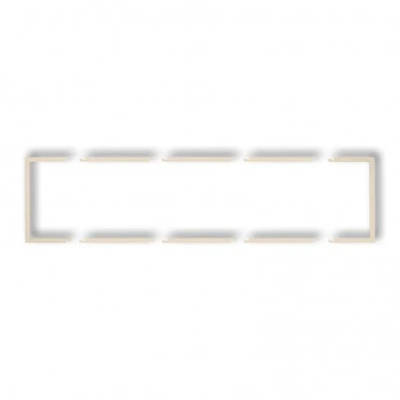 Osprzet-produkty-uzupelniajace - wypełniająca ramka poczwórna beżowa 1drw-4 deco karlik 