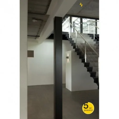 Kinkiety-do-salonu - kinkiet dekoracyjny solid cube qt14 czarny piaskowiec max 25w slv 