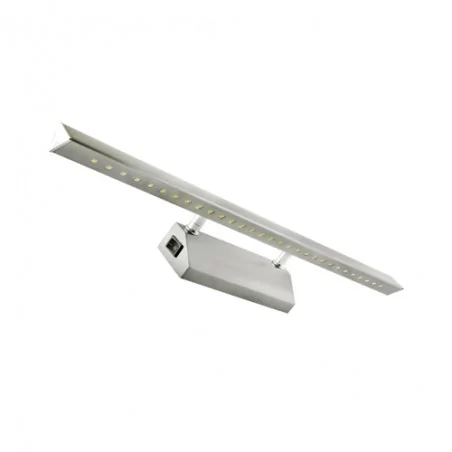 Kinkiety-lazienkowe - kinkiet led nad lusterko matowy chrom  riton 4w 4000k 03072 ideus 
