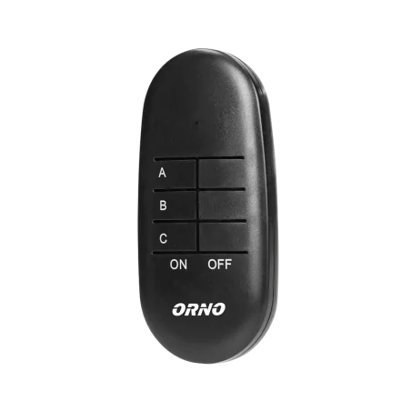 Zestawy-sterowania-bezprzewodowego - bezprzewodowy zestaw gniazd na pilot czarny or-gb-441 ip44 2+1 minit orno 