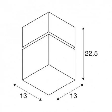 Oprawy-sufitowe - lampa sufitowa led square stal nierdzewna 316 slv 