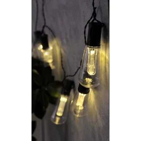 Swiecace-kule-i-girlandy - wewnętrzna girlanda dekoracyjna na baterie wiszące żarówki loftowe 2,6m 2xaa 1,5v led edison 312884 polux 