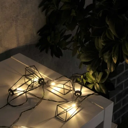 Swiecace-kule-i-girlandy - girlanda led wewnętrzna na baterie w loftowym stylu led alborg 312891 polux 