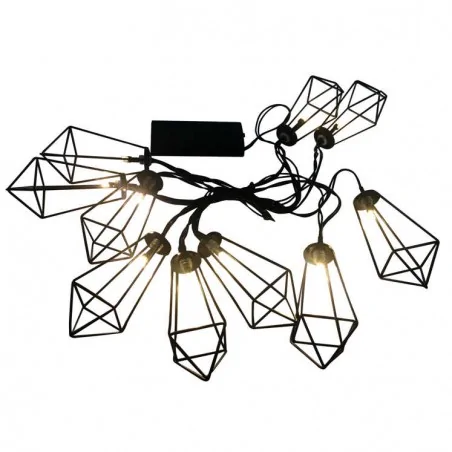 Swiecace-kule-i-girlandy - girlanda led wewnętrzna na baterie w loftowym stylu led alborg 312891 polux 