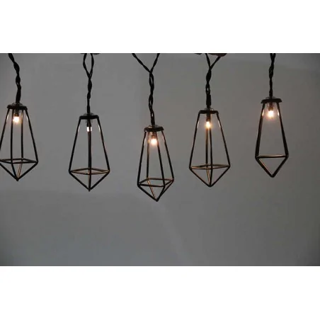 Swiecace-kule-i-girlandy - girlanda led wewnętrzna na baterie w loftowym stylu led alborg 312891 polux 