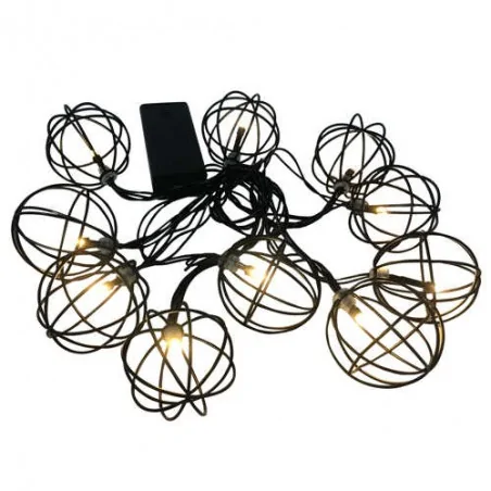 Dekoracje-swiateczne-led - girlanda wewnętrzna led o długości 2,1m zasilana bateryjnie led viborg 312860 polux 