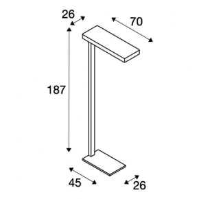 WORKLIGHT DALI wymiary
