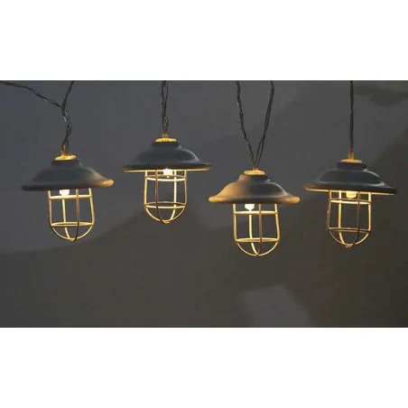 Swiecace-kule-i-girlandy - girlanda led wewnętrzna na baterie w loftowym stylu 2xaa 1,5v 2,1m led loft 312877 polux 