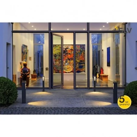 Lampy-ogrodowe-stojace - lampa stojąca do ogrodu slotbox 70 antracyt 4.5w led 3000k ip44 slv 