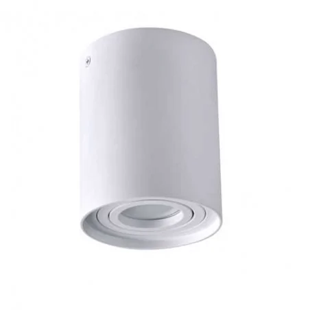 Oprawy-sufitowe - oprawa sufitowa natynkowa biała okrągła gu10 10w led hadar 313096 polux 