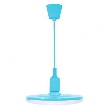 Lampy-sufitowe - lampa sufitowa led niebieska e27 10w 3000k kiki 10 308108 polux 