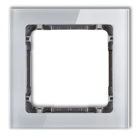 Ramki-pojedyncze - pojedyncza ramka z efektem szkła szara/grafit 15-11-drs-1 deco karlik 