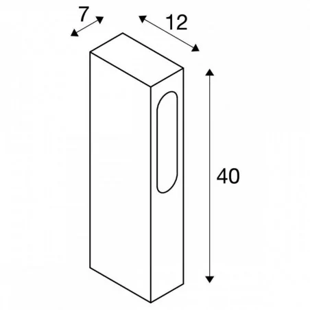 Lampy-ogrodowe-stojace - lampa stojąca led ogrodowa antracyt 4,5w 40cm 3000k 160lm slotbox 40 232135 slv 