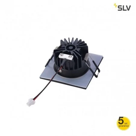 Oprawy-sufitowe - kwadratowa oprawa sufitowa patta i czarna 1800-patta slv 