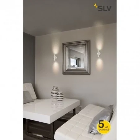 Kinkiety-do-salonu - biały kinkiet świecący góra/dół karpo led 3000k slv 