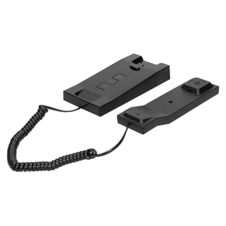 Domofony - zestaw domofonowy jednorodzinny wandaloodporny fornax czarny orno 