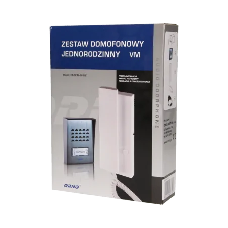 Domofony - zestaw domofonowy jednorodzinny natynkowy vivi or-dom-sv-921 orno 