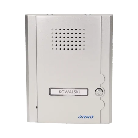 Domofony - zestaw domofonowy jednorodzinny z czytnikiem breloków podtynkowy legio orno 