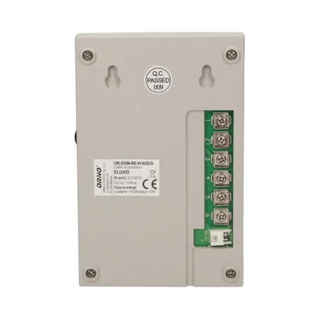 Domofony - zestaw domofonowy jednorodzinny, bezsłuchawkowy eluvio intercom czarny 