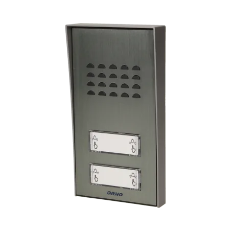 Domofony - zestaw domofonowy dwurodzinny natynkowy vivi multi or-dom-sv-922 orno 