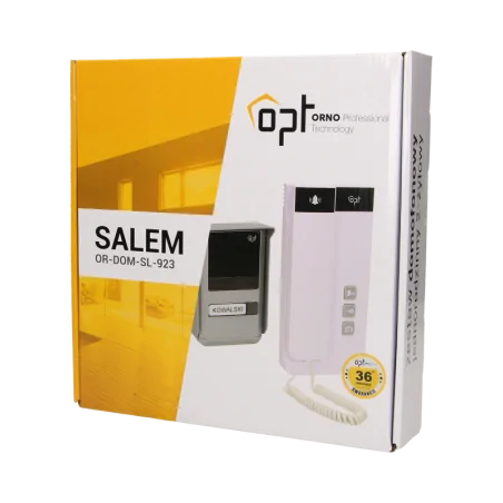 Domofony - natynkowy zestaw domofonowy jednorodzinny salem orno 