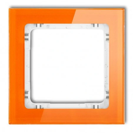 Ramki-pojedyncze - pojedyncza ramka pomarańczowa/biała 13-0-drs-1 deco karlik 