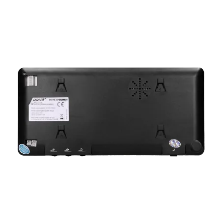 Wideodomofony - zestaw wideodomofonowy arcus rfid 7 czarny or-vid-js-1053/b orno 