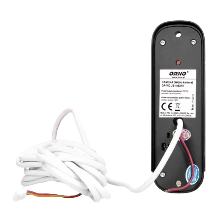 Wideodomofony - zestaw wideodomofonowy arcus rfid 7 czarny or-vid-js-1053/b orno 