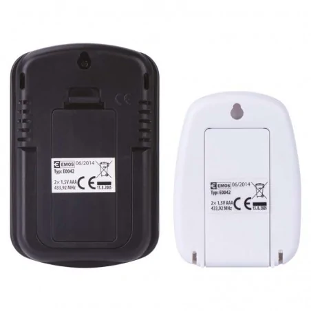 Termometry-i-stacje-pogodowe - termometr z wyświetlaczem i czujnikiem na baterie e0042 