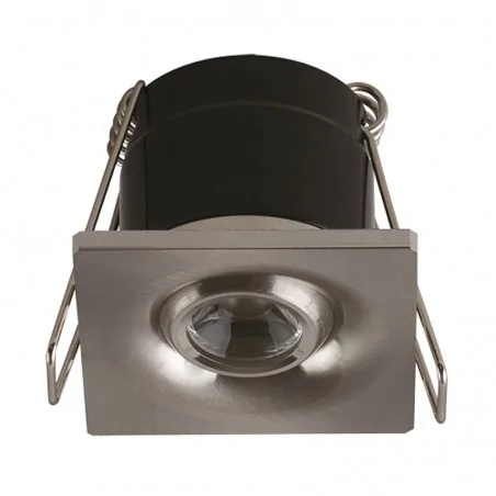 Oprawy-sufitowe - sufitowa oprawa punktowa mat chrom power led laura led 1w 03164 ideus 