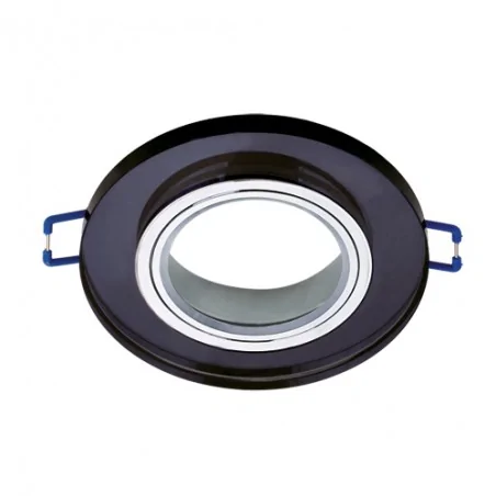 Oprawy-sufitowe - podtynkowy pierścień ozdobny selena c black 03599 ideus 