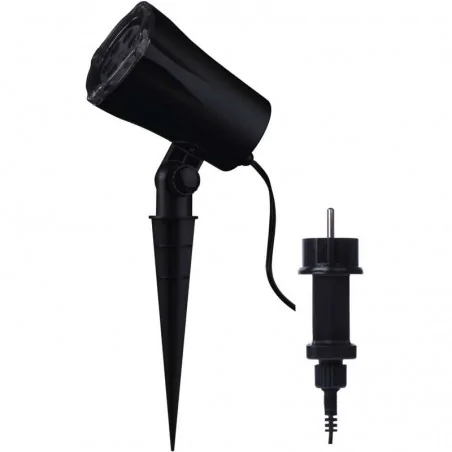 Ozdobne-oswietlenie-do-ogrodu - projektor led białe śnieżynki ip44 zimna biel dcp04 emos 