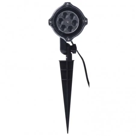 Ozdobne-oswietlenie-do-ogrodu - projektor led białe śnieżynki ip44 zimna biel dcp04 emos 