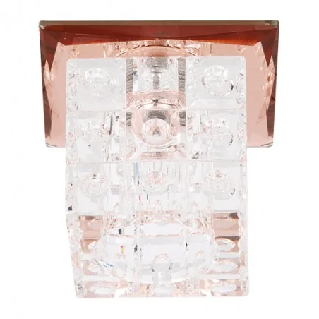 Oprawy-sufitowe - sufitowa oprawa punktowa brązowa lilyum hl805 02107 ideus 