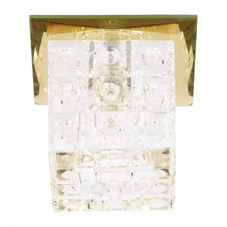 Oprawy-sufitowe - punktowa oprawa sufitowa żółta lilyum hl805 02106 ideus 