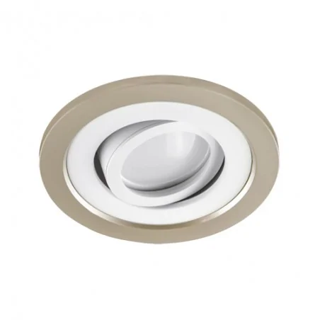 Oprawy-sufitowe - podtynkowa oprawa sufitowa beżowo-biała borys c 03226 ideus 