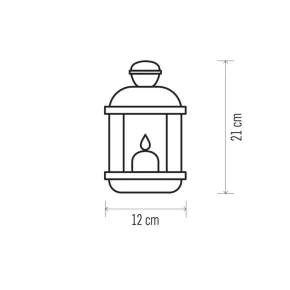 Latarenki-ogrodowe - lampion dekoracyjny led na baterie zy1977 emos 