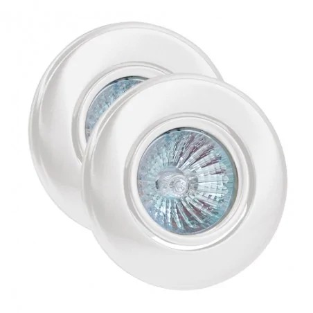 Oprawy-sufitowe - zestaw dwóch opraw sufitowych orkide hl750 biały 01207 ideus 