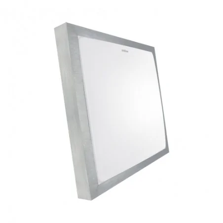 Oprawy-sufitowe - kwadratowa plafoniera smd led alex led d 12w 4000k 03243 ideus 