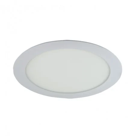 Oprawy-sufitowe - dekoracyjna oprawa downlight biała smd led slim led c 12w ciepła 02485 ideus 