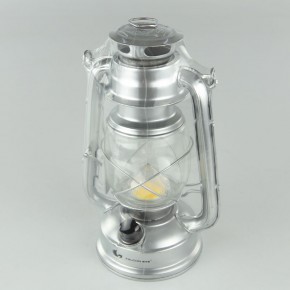 Latarenki-ogrodowe - lampa turystyczna srebrna fcl0024 retro ii led 58 lm 4xaa mactronic 