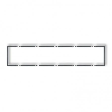 Osprzet-produkty-uzupelniajace - pięciokrotna ramka wypełniająca grafitowa 11drw-5 deco karlik 