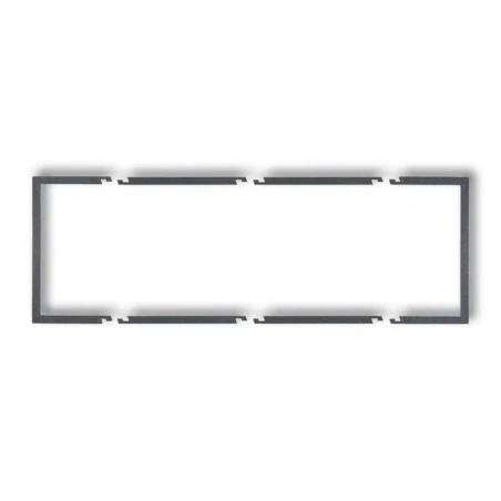 Osprzet-produkty-uzupelniajace - potrójna ramka grafitowa wypełniająca 11drw-3 deco karlik 