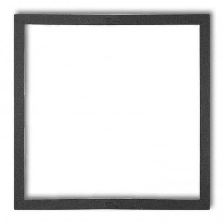 Osprzet-produkty-uzupelniajace - pojedyncza grafitowa ramka wypełniająca 11drw-1 deco karlik 