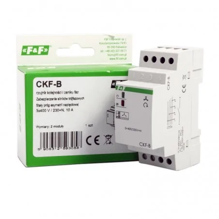 Przekazniki-kontroli-faz - czujnik kolejności i zaniku fazy ckf-b ts35 f&f 